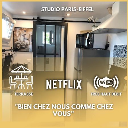 Apartmán Paris-Eiffel, Bienvenue -Terrasse -Netflix Pantin Exteriér fotografie